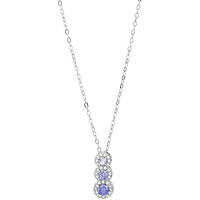 necklace jewel 925 Silver woman jewel Zircons GR863B