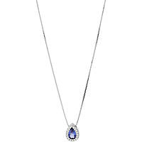 necklace jewel 925 Silver woman jewel Zircons GR864B