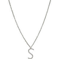 necklace jewel 925 Silver woman jewel Zircons J050S