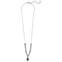 necklace jewel 925 Silver woman jewel Zircons J6231