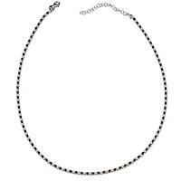 necklace jewel 925 Silver woman jewel Zircons J6594