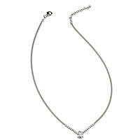 necklace jewel 925 Silver woman jewel Zircons J6986