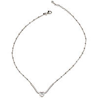 necklace jewel 925 Silver woman jewel Zircons J6992