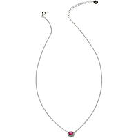 necklace jewel 925 Silver woman jewel Zircons J7144