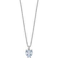 necklace jewel Gold woman jewel Diamond, Aquamarine GLQ 306