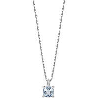necklace jewel Gold woman jewel Diamond, Aquamarine GLQ 307
