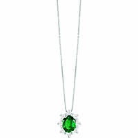 necklace jewel Gold woman jewel Diamond, Emerald 20092761
