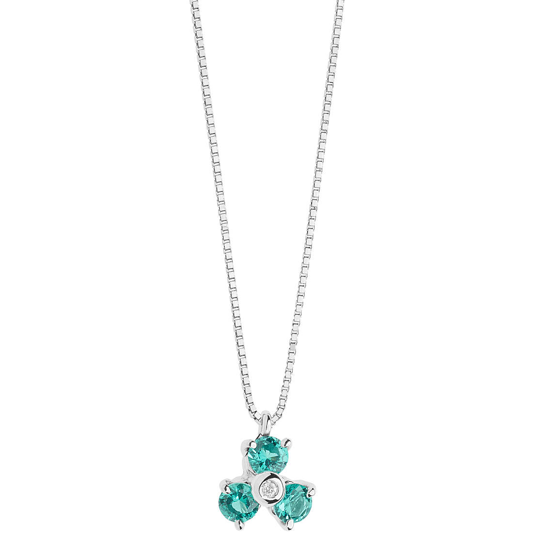 necklace jewel Gold woman jewel Diamond, Emerald GLB 1509
