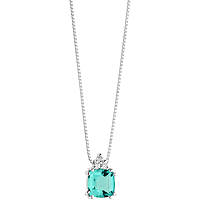 necklace jewel Gold woman jewel Diamond, Emerald GLB 1514