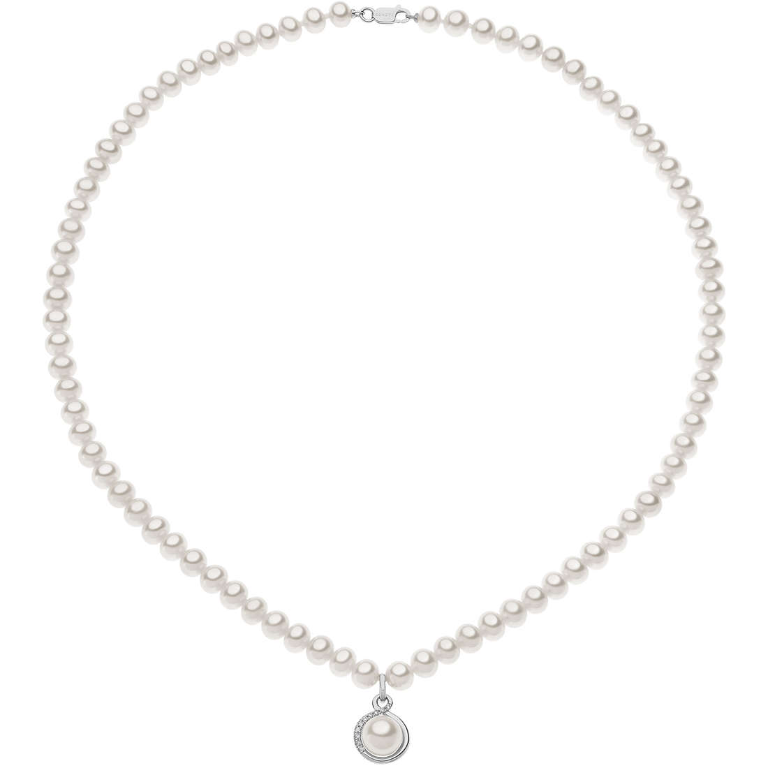 necklace jewel Gold woman jewel Diamond, Pearls FWQ 257