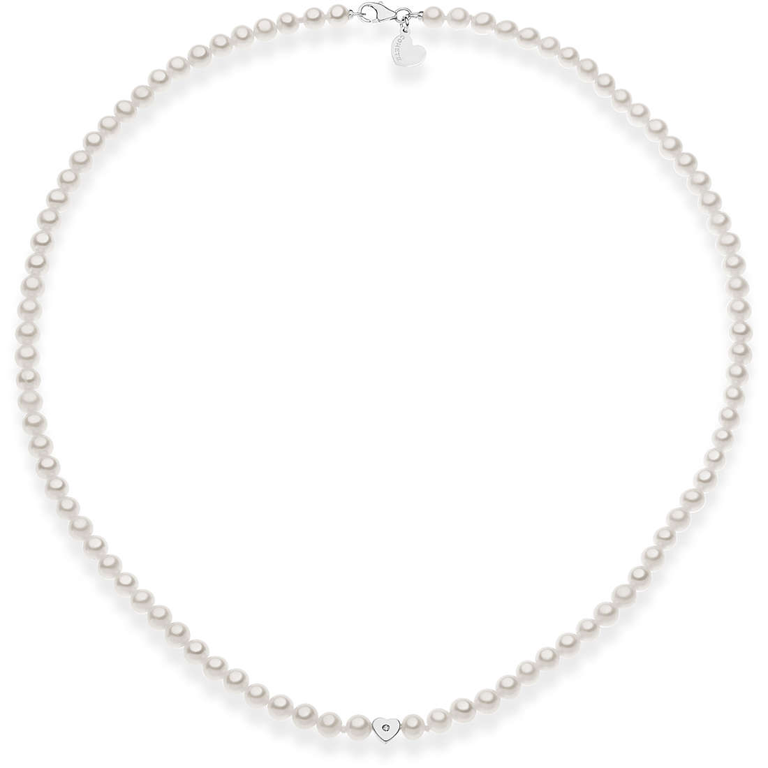 necklace jewel Gold woman jewel Diamond, Pearls FWQ 305