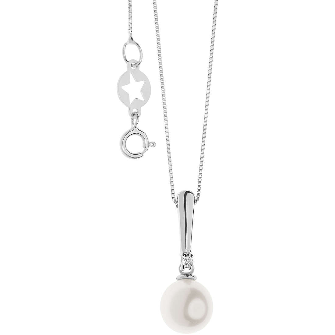 necklace jewel Gold woman jewel Diamond, Pearls GLP 607