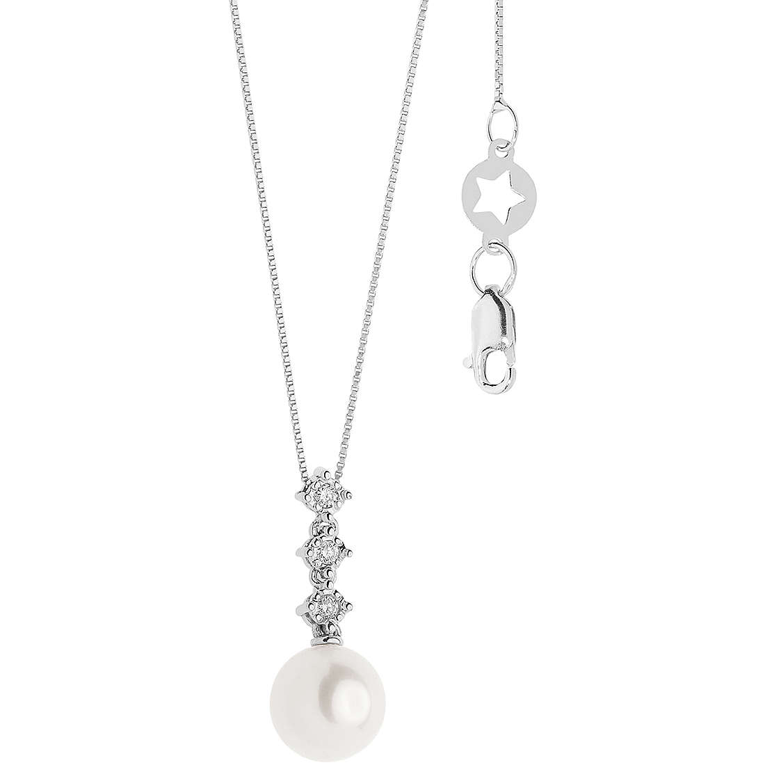 necklace jewel Gold woman jewel Diamond, Pearls GLP 608