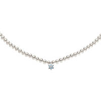 necklace jewel Gold woman jewel Diamond, Pearls, Semiprecious FWQ 154