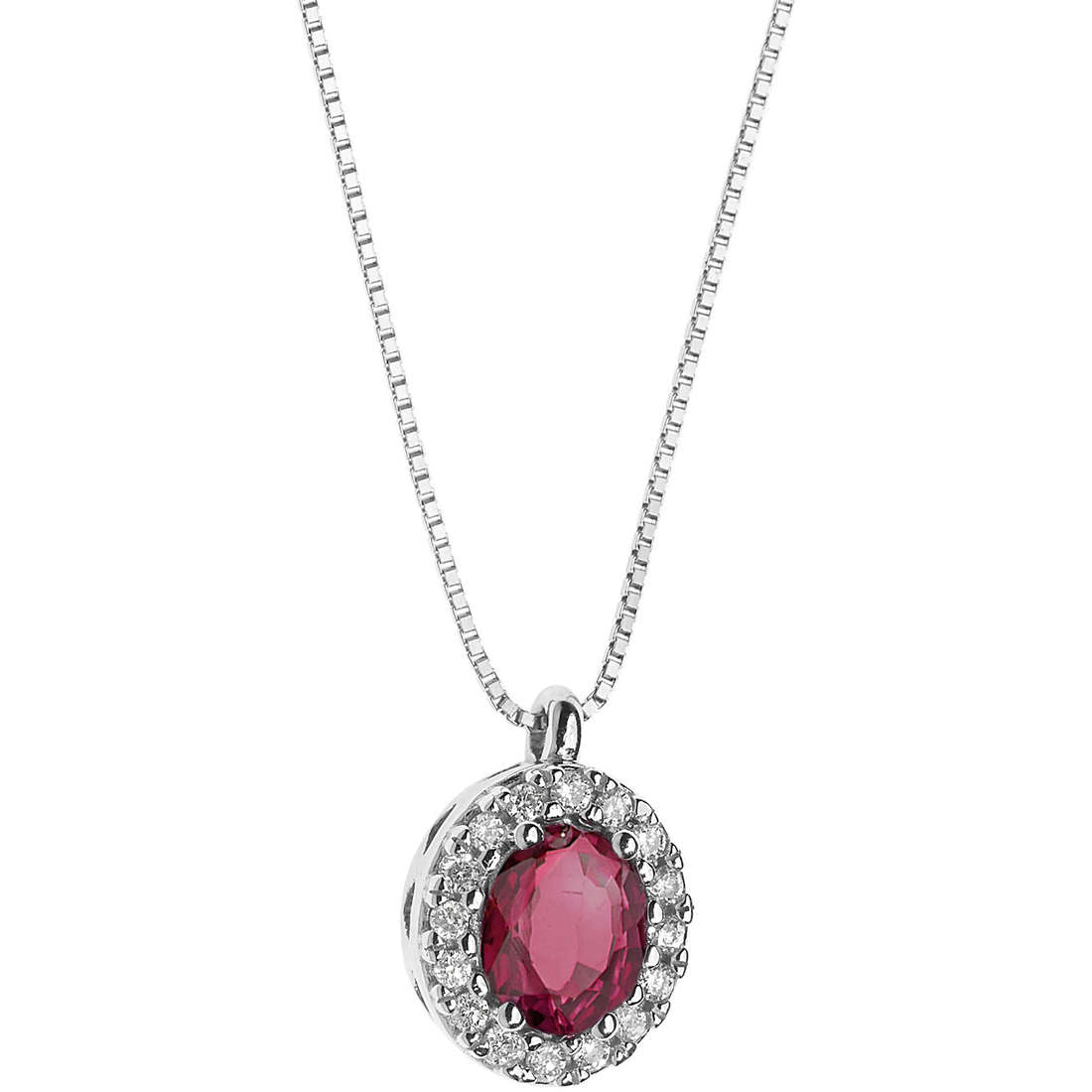 necklace jewel Gold woman jewel Diamond, Ruby GLB 1157