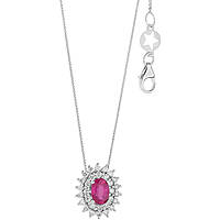 necklace jewel Gold woman jewel Diamond, Ruby GLB 1602