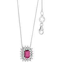 necklace jewel Gold woman jewel Diamond, Ruby GLB 1604