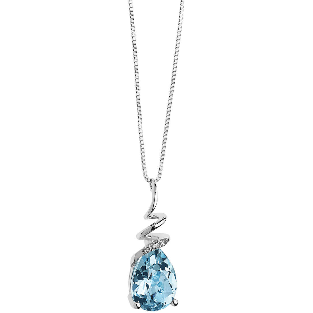 necklace jewel Gold woman jewel Diamond, Semiprecious GLB 1203