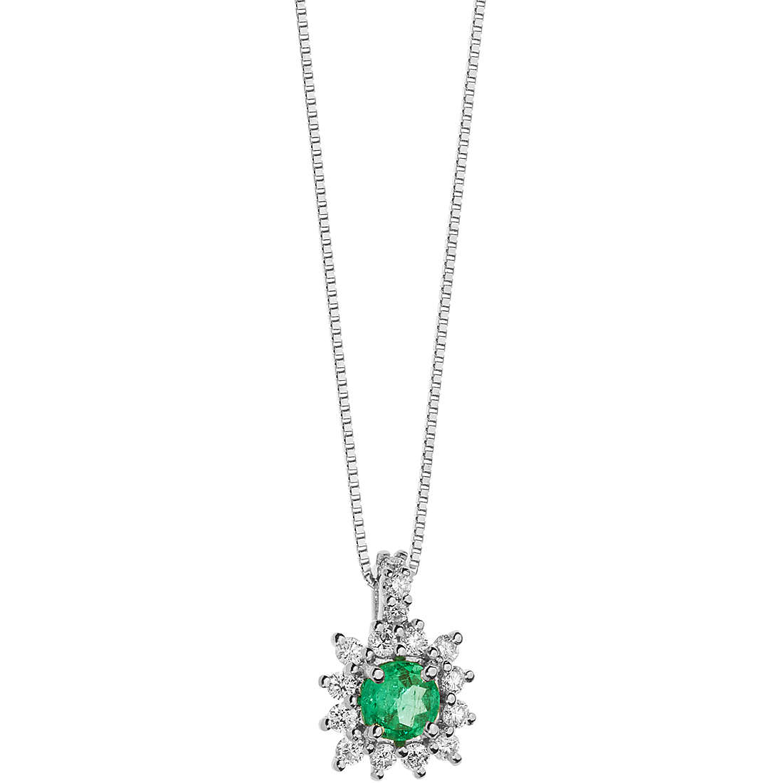 necklace jewel Gold woman jewel Emerald GLB 1542