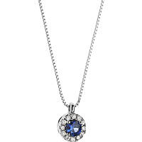 necklace jewel Gold woman jewel Sapphire, Diamond GLB 1165
