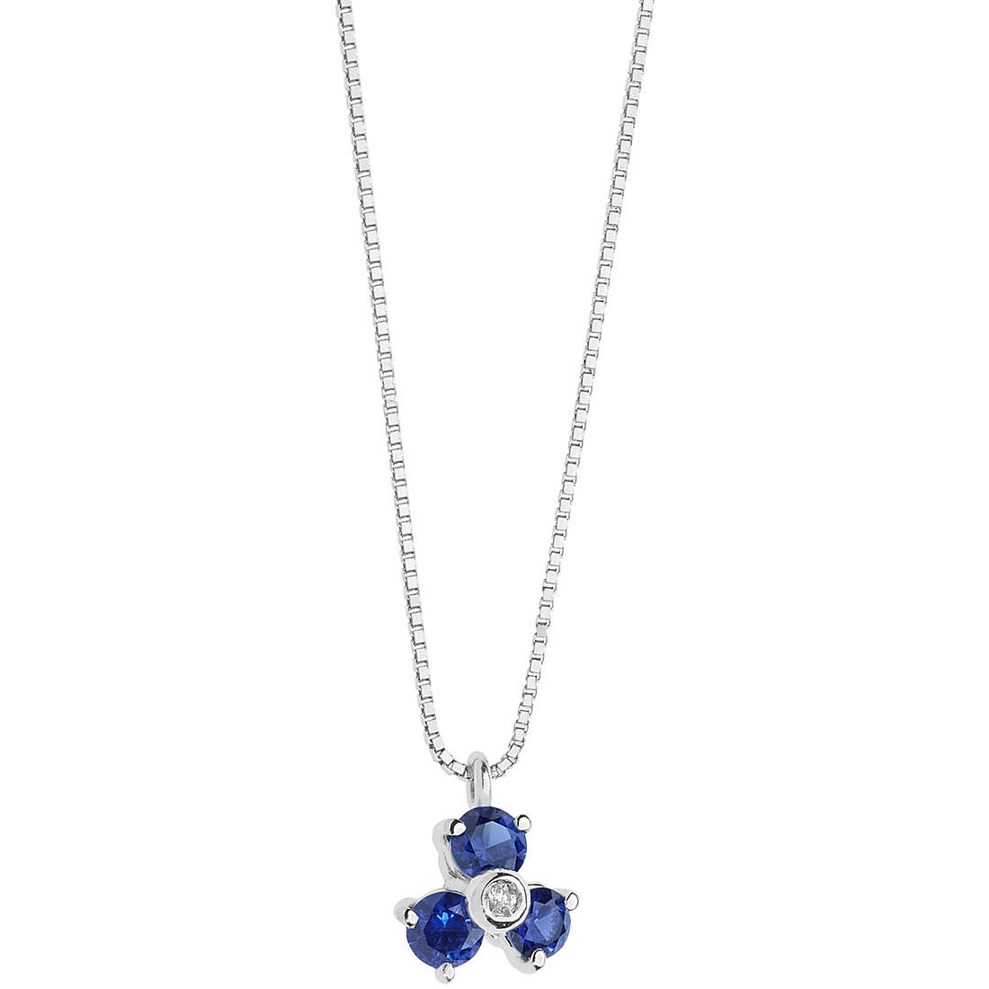 necklace jewel Gold woman jewel Sapphire, Diamond GLB 1510