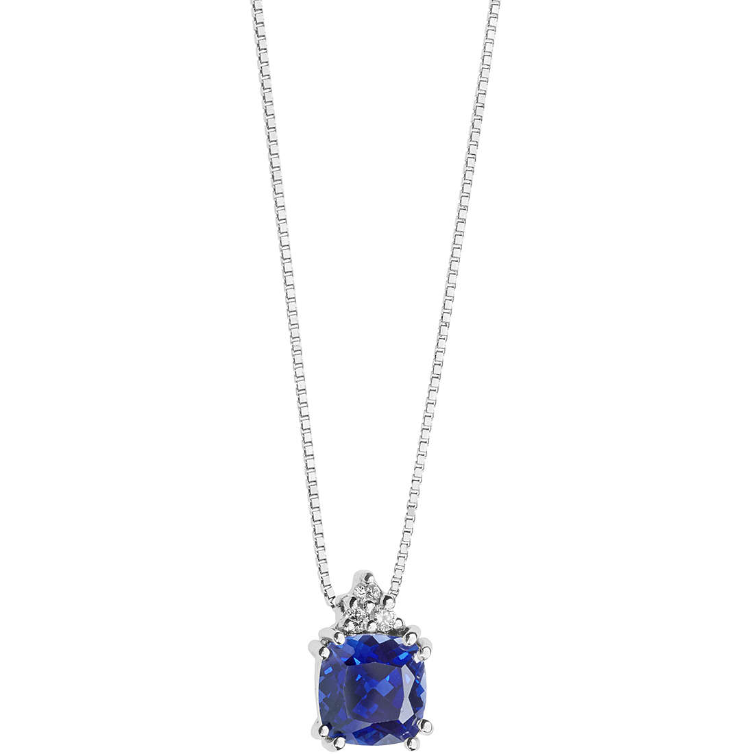necklace jewel Gold woman jewel Sapphire, Diamond GLB 1512