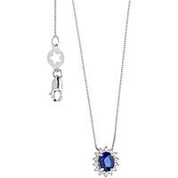 necklace jewel Gold woman jewel Sapphire, Diamond GLB 1567