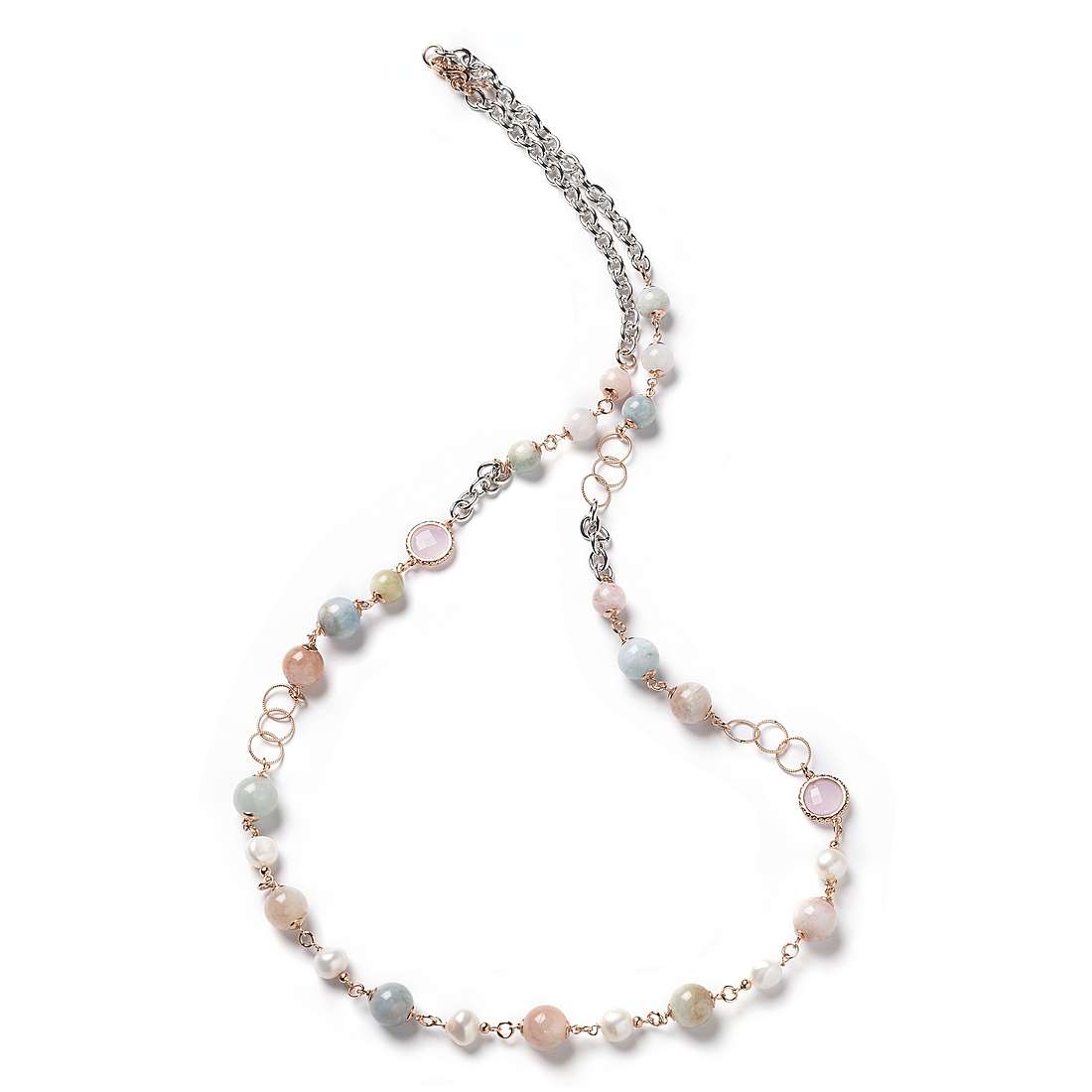 necklace jewel Jewellery woman jewel Pearls, Crystals, Semiprecious J4845