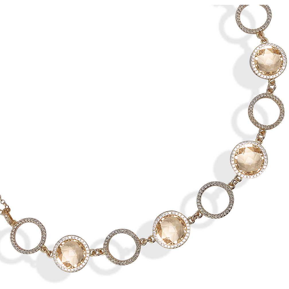 necklace jewel Jewellery woman jewel Zircons, Crystals XGR263DC