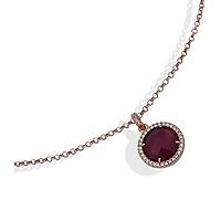 necklace jewel Jewellery woman jewel Zircons, Crystals XGR651RS