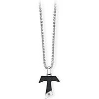necklace jewel Steel, Jewellery man jewel Black Fiber 251574