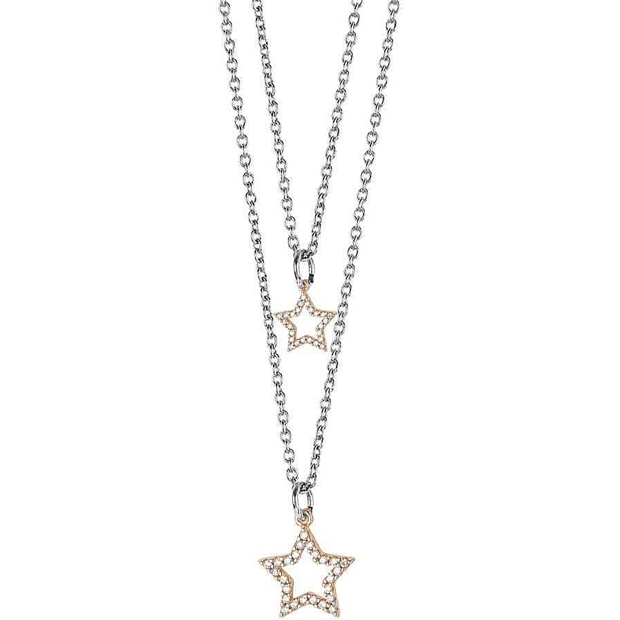 necklace jewel Steel, Jewellery woman jewel Zircons PF_GR67