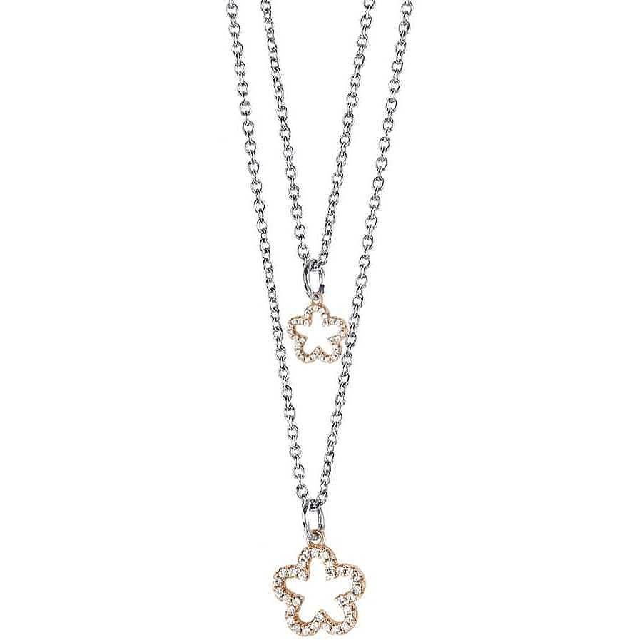 necklace jewel Steel, Jewellery woman jewel Zircons PF_GR68