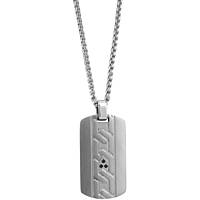 necklace jewel Steel man jewel Zircons AGR207