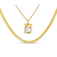 necklace jewel Steel woman jewel Crystals AC-C205G
