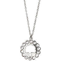 necklace jewel Steel woman jewel Crystals PI/GR24