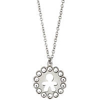 necklace jewel Steel woman jewel Crystals PI/GR26