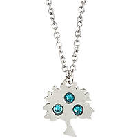 necklace jewel Steel woman jewel Crystals PI/GR30