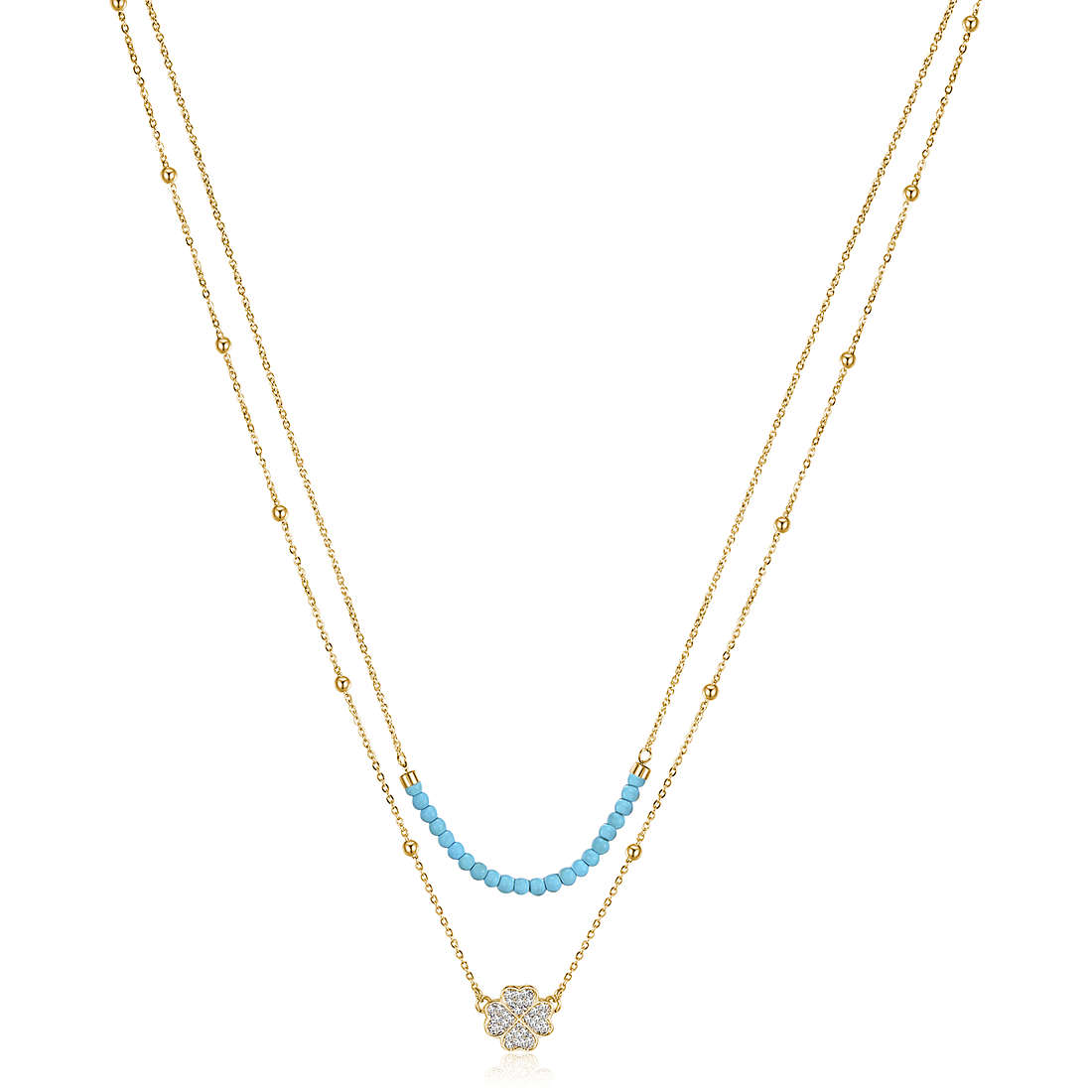 necklace jewel Steel woman jewel Crystals SAR03