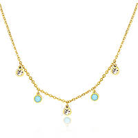 necklace jewel Steel woman jewel Crystals SCE04