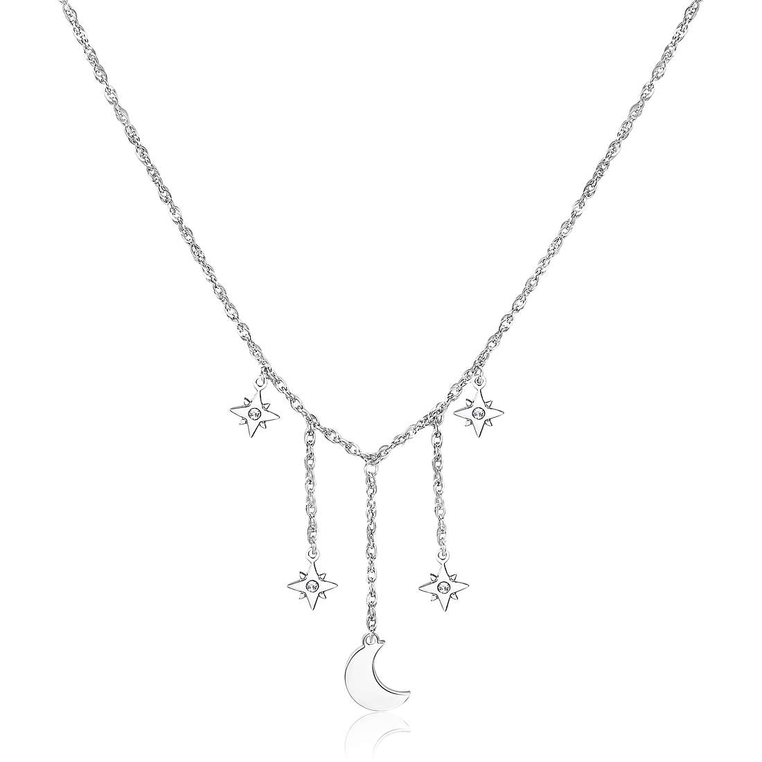 necklace jewel Steel woman jewel Crystals SDP01