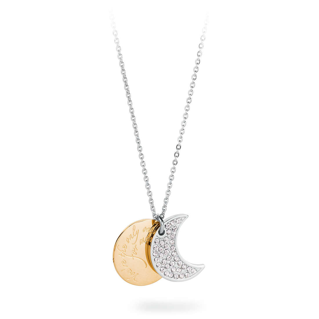 necklace jewel Steel woman jewel Crystals SFO01