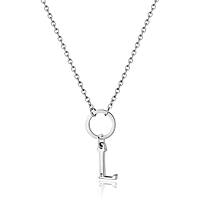 necklace jewel Steel woman jewel Crystals SHAC76