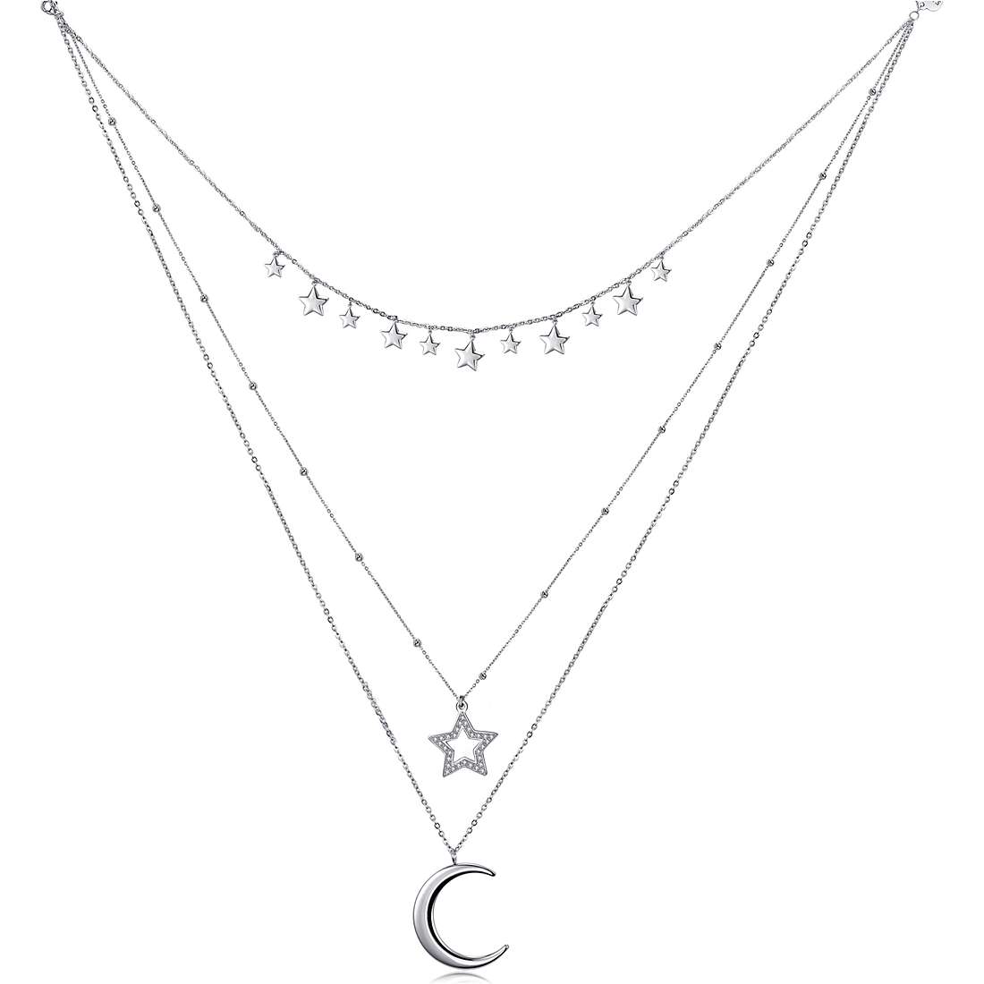 necklace jewel Steel woman jewel Crystals SNM01