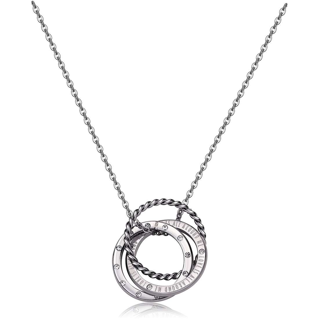 necklace jewel Steel woman jewel Crystals STR19