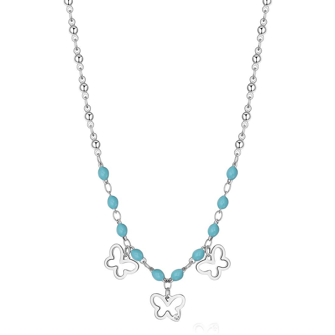 necklace jewel Steel woman jewel Crystals SVB19