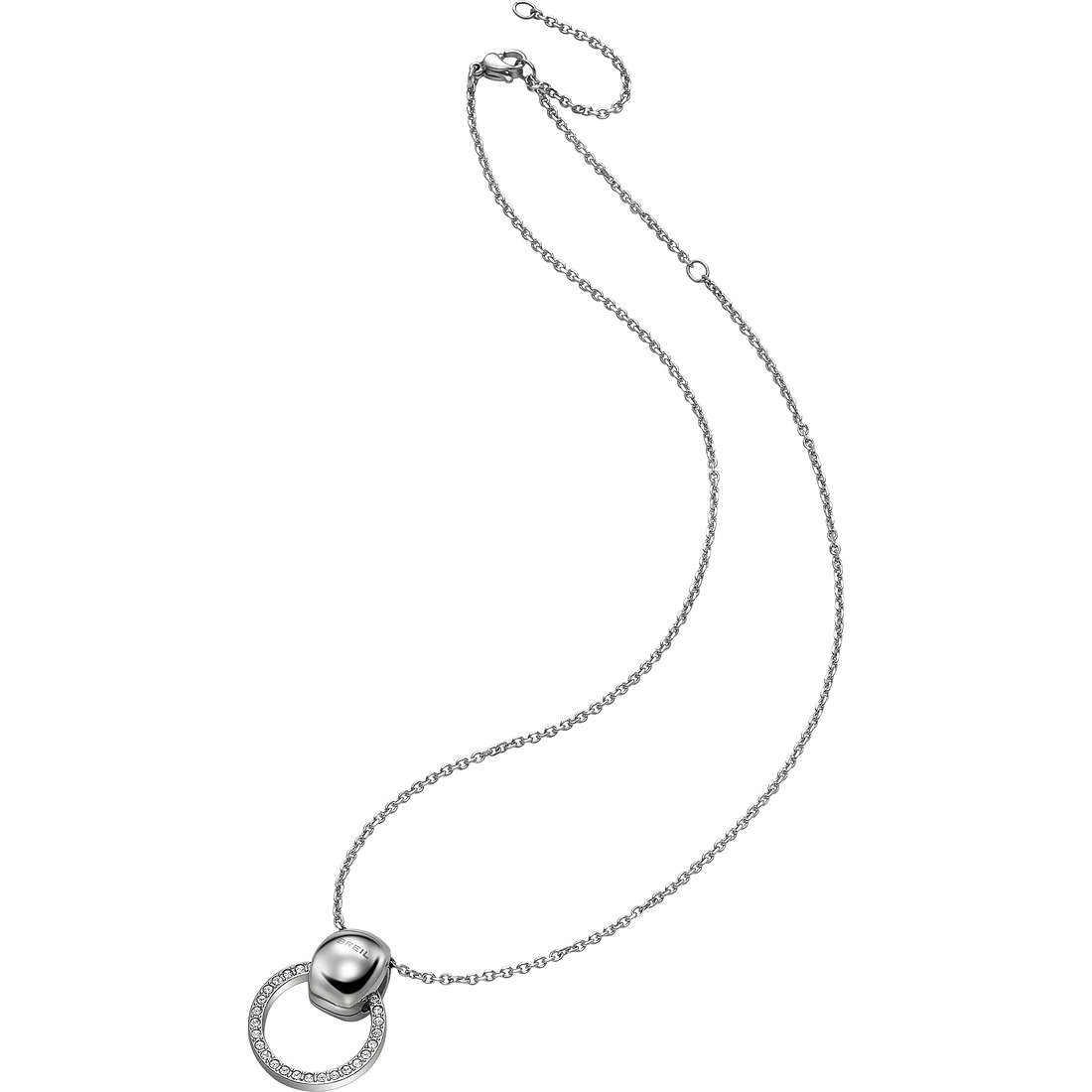 necklace jewel Steel woman jewel Crystals TJ1684