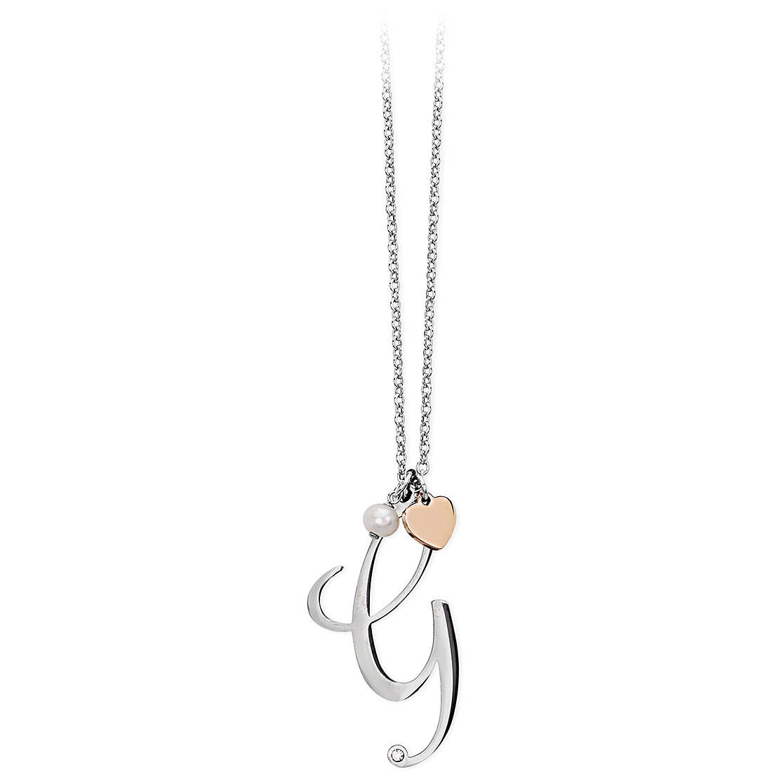 necklace jewel Steel woman jewel Lettere D'Amore 251619G