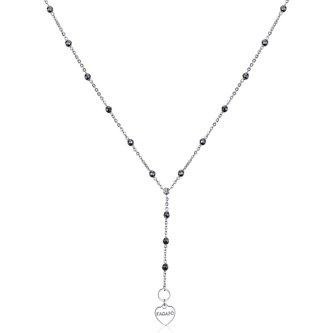 necklace jewel Steel woman jewel Semiprecious SHAC17