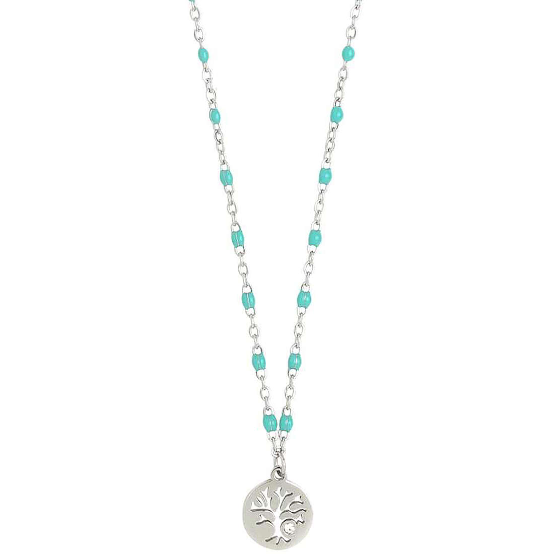 necklace jewel Steel woman jewel Zircons AA/GR04